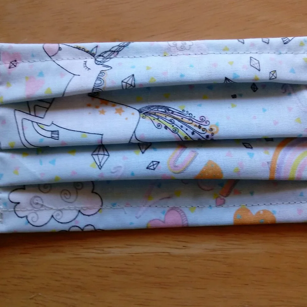 Kids Face Mask Unicorn Print